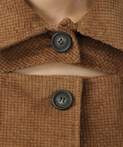 NOIR(ノワール)の「NOIR/BIGシャツワンピース 2925739(ワンピース・レディース・ブラウン・FREE)」の9枚目の写真