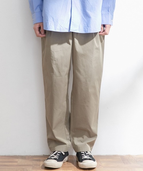 FORK&SPOON（フォークアンドスプーン）の「FORK&SPOON　イージーテーパードパンツ（その他パンツ・メンズ・モカ/グリーン系その他/ネイビー・5/4）」の8枚目の写真