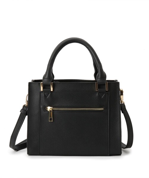 THE SHOP TK （ザ ショップ ティーケー ）の「◆【防汚】スクエア2wayバッグ（ハンドバッグ・レディース・ブラック/アイボリー・99）」の11枚目の写真