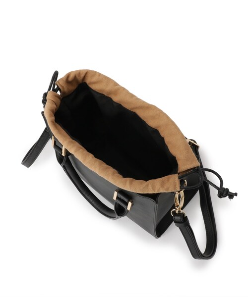 THE SHOP TK （ザ ショップ ティーケー ）の「◆【防汚】スクエア2wayバッグ（ハンドバッグ・レディース・ブラック/アイボリー・99）」の14枚目の写真