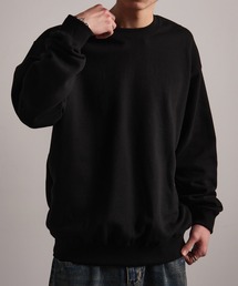 【Cross＆Stitch】レギュラーウェイト クラシックプルオーバースウェットシャツ 10オンス 裏毛 裏パイル 無地 SW2210