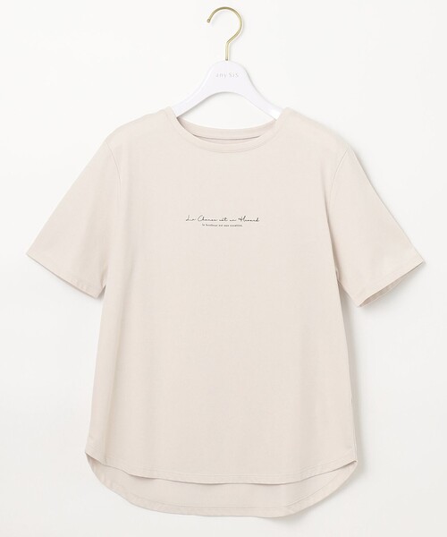 ANY SIS(エニィスィス)の「バックプリント Tシャツ(Tシャツ/カットソー・レディース・ホワイト系/ベージュ系/ライラック系・4)」の10枚目の写真