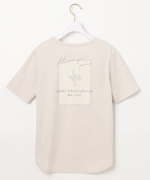 ANY SIS(エニィスィス)の「バックプリント Tシャツ(Tシャツ/カットソー・レディース・ホワイト系/ベージュ系/ライラック系・4)」の11枚目の写真
