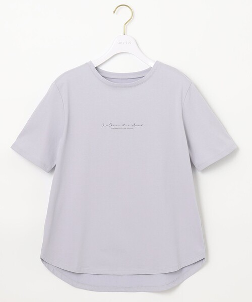 ANY SIS(エニィスィス)の「バックプリント Tシャツ(Tシャツ/カットソー・レディース・ホワイト系/ベージュ系/ライラック系・4)」の19枚目の写真