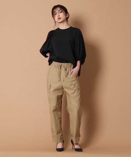 DRESSTERIOR(ドレステリア)の「◆【Marisol8月号/GISELe8・9月号/Marisol・STORY・GISELe7月号/Lee・Oggi4月号掲載】ボリュームスリーブブラウス(シャツ/ブラウス・レディース・ブラック/サックスブルー/ホワイト系・38)」の12枚目の写真