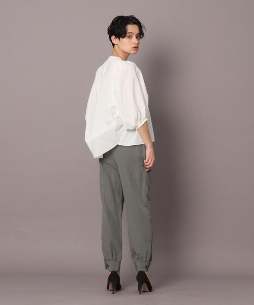 DRESSTERIOR(ドレステリア)の「◆【Marisol8月号/GISELe8・9月号/Marisol・STORY・GISELe7月号/Lee・Oggi4月号掲載】ボリュームスリーブブラウス(シャツ/ブラウス・レディース・ブラック/サックスブルー/ホワイト系・38)」の13枚目の写真