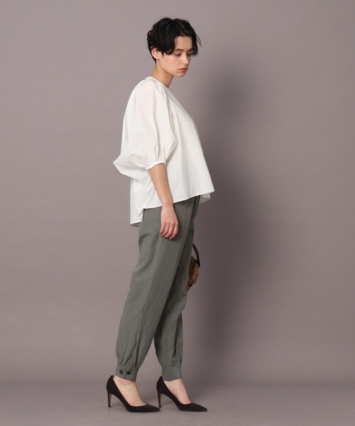 DRESSTERIOR(ドレステリア)の「◆【Marisol8月号/GISELe8・9月号/Marisol・STORY・GISELe7月号/Lee・Oggi4月号掲載】ボリュームスリーブブラウス(シャツ/ブラウス・レディース・ブラック/サックスブルー/ホワイト系・38)」の16枚目の写真