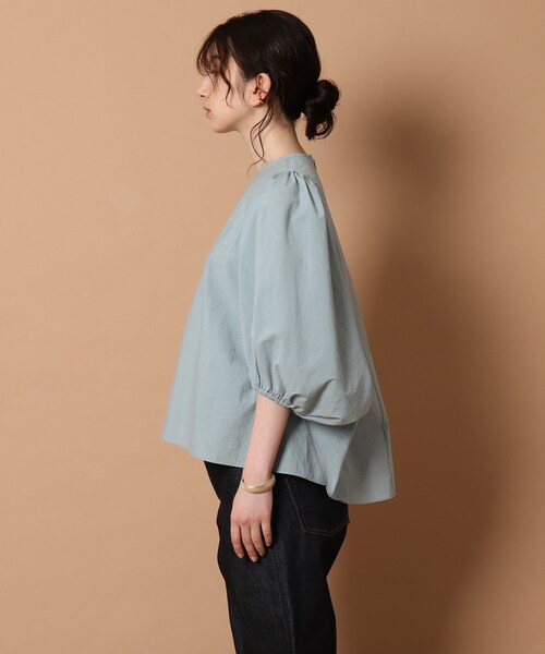 DRESSTERIOR(ドレステリア)の「◆【Marisol8月号/GISELe8・9月号/Marisol・STORY・GISELe7月号/Lee・Oggi4月号掲載】ボリュームスリーブブラウス(シャツ/ブラウス・レディース・ブラック/サックスブルー/ホワイト系・38)」の21枚目の写真