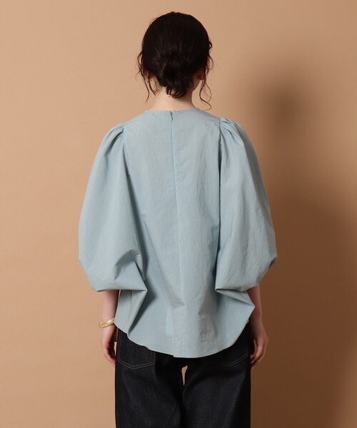 DRESSTERIOR(ドレステリア)の「◆【Marisol8月号/GISELe8・9月号/Marisol・STORY・GISELe7月号/Lee・Oggi4月号掲載】ボリュームスリーブブラウス(シャツ/ブラウス・レディース・ブラック/サックスブルー/ホワイト系・38)」の22枚目の写真