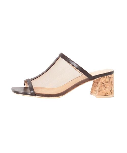 dazzlin（ダズリン）の「メッシュコルクサボ（サンダル・レディース・ベージュ/ブラウン/ブルー・MEDIUM/LARGE）」の7枚目の写真