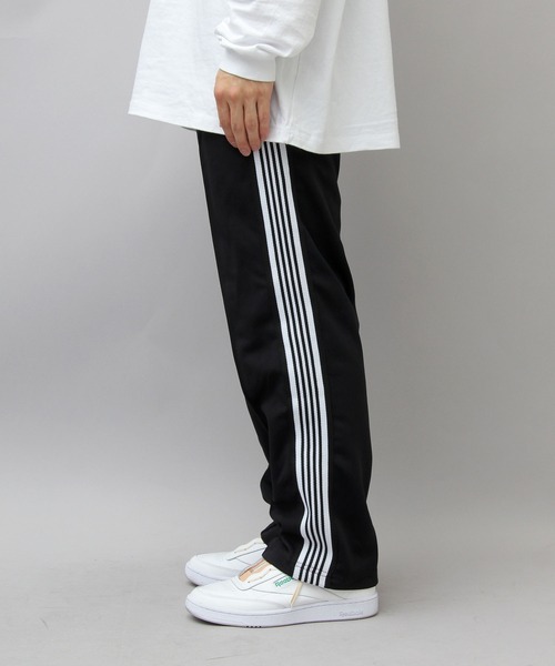 Satellite(サテライト)の「Satellite / サテライト / サイドライン トラックパンツ / ジャージ / ナロー スリム / ワイド ストレート / TRACK PANTS(その他パンツ・メンズ・ホワイト系その他/パープル系その他/ホワイト系その他2/パープル系その他2・M/L)」の8枚目の写真