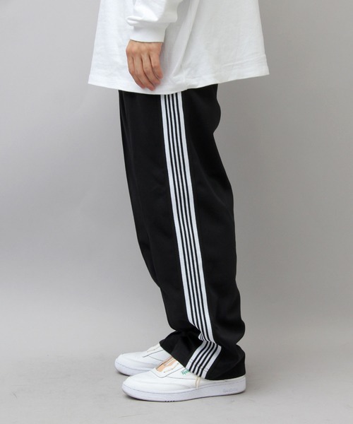 Satellite(サテライト)の「Satellite / サテライト / サイドライン トラックパンツ / ジャージ / ナロー スリム / ワイド ストレート / TRACK PANTS(その他パンツ・メンズ・ホワイト系その他/パープル系その他/ホワイト系その他2/パープル系その他2・M/L)」の6枚目の写真