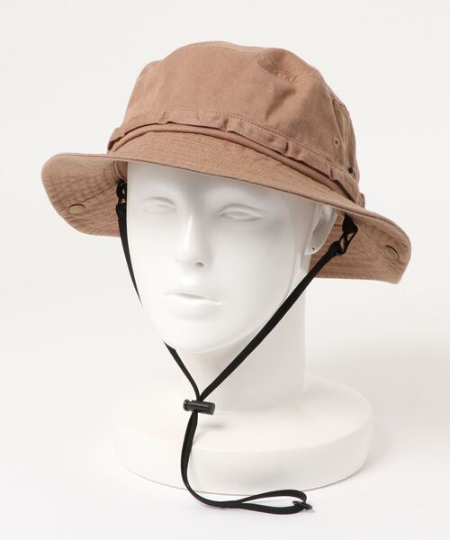 Samansa Mos2（サマンサ モスモス）の「バイオ加工バケットハット（ハット・レディース・ベージュ/ブラウン・ﾌﾘ-）」の2枚目の写真