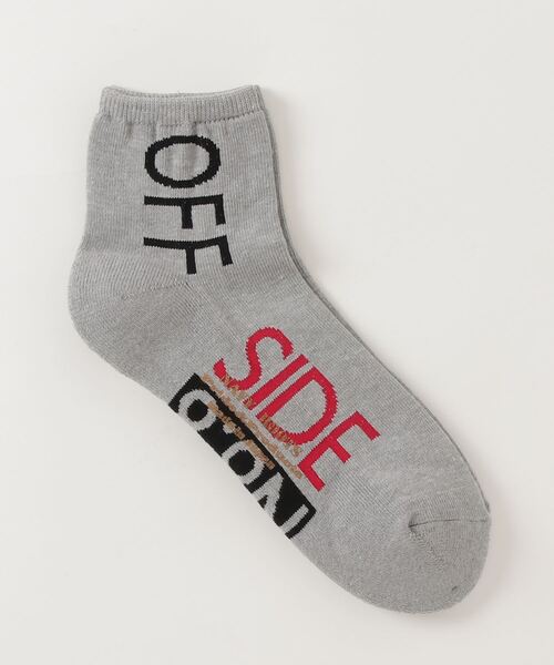 NAVY ROOTS（ネイビールーツ）の「NAVY ROOTS/ネイビールーツ/OFF SIDE（ソックス/靴下・メンズ・ホワイト/ブラック/グレー・FREE）」の4枚目の写真