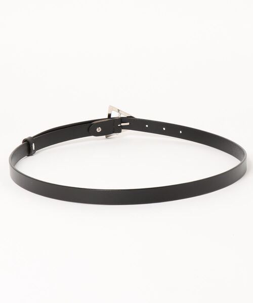 RASVOA(ラスボア)の「三角バックルベルト(ベルト・レディース・ブラック/ベージュ・FREE)」の3枚目の写真