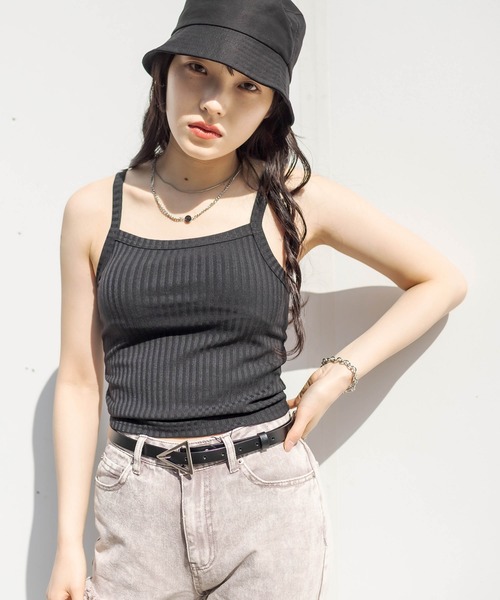 RASVOA(ラスボア)の「三角バックルベルト(ベルト・レディース・ブラック/ベージュ・FREE)」の9枚目の写真