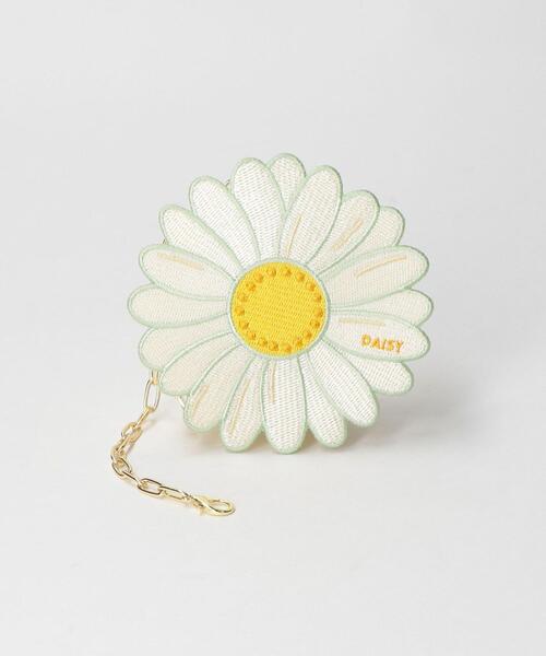 ACCOMMODE(アコモデ)の「<ACCOMMODE>フラワー ポーチ チャーム(ポーチ・レディース・ホワイト/コバルトブルー・FREE)」の2枚目の写真