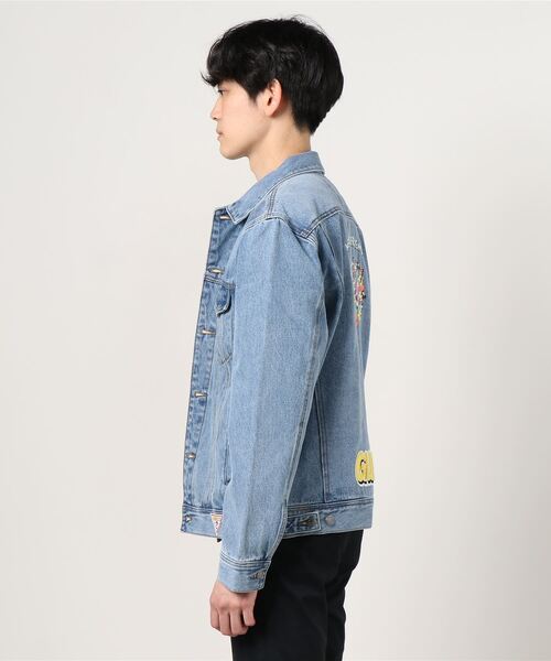 Guess（ゲス）の「GUESS / Mickey & Friends Collection / Denim Jacket（デニムジャケット・メンズ・ライトブルー・MEDIUM/SMALL/LARGE/X-SMALL/X-LARGE）」の7枚目の写真