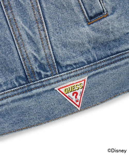 Guess（ゲス）の「GUESS / Mickey & Friends Collection / Denim Jacket（デニムジャケット・メンズ・ライトブルー・MEDIUM/SMALL/LARGE/X-SMALL/X-LARGE）」の9枚目の写真