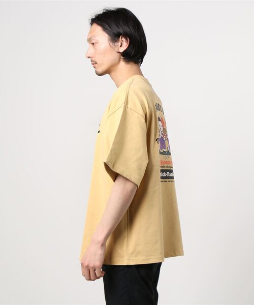 WEGO（ウィゴー）の「WEGO/ボーイズロゴビッグシルエット半袖Tシャツ（Tシャツ/カットソー・メンズ・ホワイト/ダークグリーン/イエロー/ブルー/ベージュ系その他/スミクロ/グリーン系その他・MEDIUM/LARGE）」の10枚目の写真