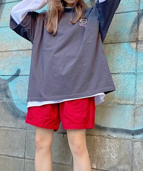 WEGO（ウィゴー）の「WEGO/ボーイズロゴビッグシルエット半袖Tシャツ（Tシャツ/カットソー・メンズ・ホワイト/ダークグリーン/イエロー/ブルー/ベージュ系その他/スミクロ/グリーン系その他・MEDIUM/LARGE）」の21枚目の写真