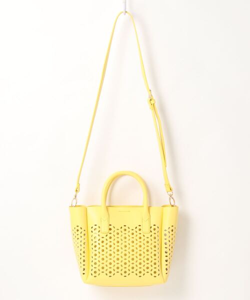 Cepica（セピカ）の「カットワークトート Ｓサイズ（トートバッグ・レディース・パープル/ベージュ/イエロー・ONE SIZE）」の7枚目の写真