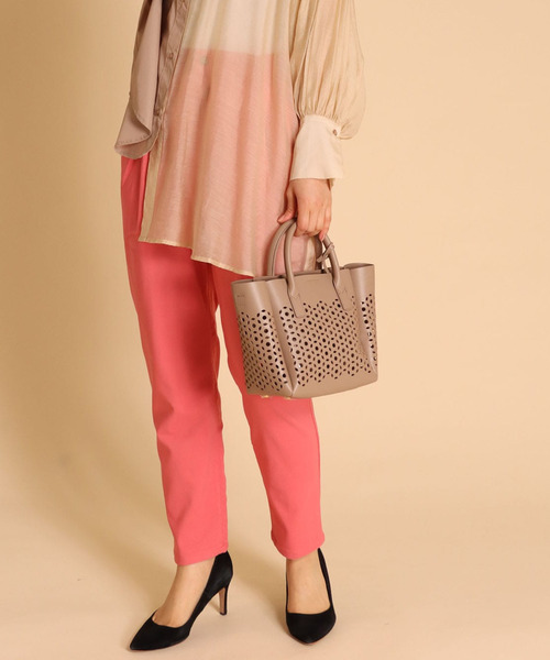 Cepica（セピカ）の「カットワークトート Ｓサイズ（トートバッグ・レディース・パープル/ベージュ/イエロー・ONE SIZE）」の14枚目の写真