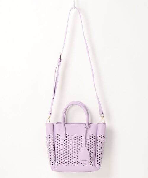Cepica（セピカ）の「カットワークトート Ｓサイズ（トートバッグ・レディース・パープル/ベージュ/イエロー・ONE SIZE）」の11枚目の写真