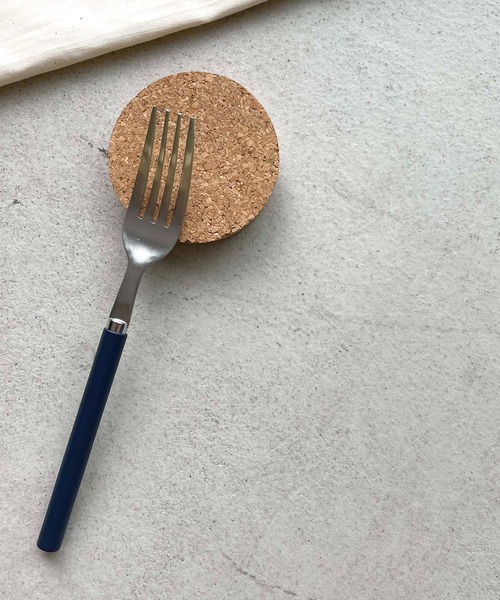 CANAL JEAN（キャナルジーン）の「DULTON(ダルトン) "Wood Handle Dinner Fork"ウッドハンドルディナーフォーク/K21-306（カトラリー・レディース・ベージュ/ネイビー・ONE SIZE）」の2枚目の写真