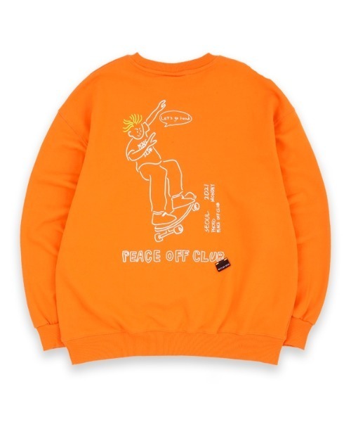 【PEACE OFF CLUB 】ボードボーイスウェットシャツ / Board_Boy Sweatshirt