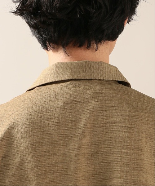 JOURNAL STANDARD relume(ジャーナルスタンダード レリューム)の「TEC PANAMA ショートスリーブシャツ(シャツ/ブラウス・メンズ・ブラック/ベージュ/アイボリー・MEDIUM/LARGE)」の9枚目の写真