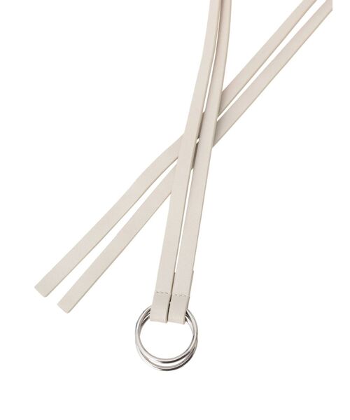 MURUA（ムルーア）の「スリムリングベルト（その他雑貨・レディース・ホワイト/その他1/ブラック・FREE）」の5枚目の写真