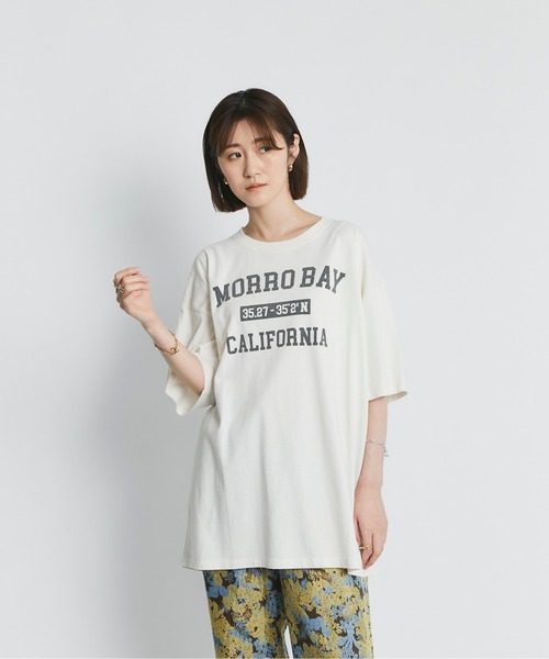 RIVE DROITE（リヴドロワ）の「リラクシーなサイズ感　MORRO BAYオーバーTシャツ（Tシャツ/カットソー・レディース・オフホワイト/ベージュ・FREE）」の12枚目の写真