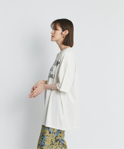 RIVE DROITE（リヴドロワ）の「リラクシーなサイズ感　MORRO BAYオーバーTシャツ（Tシャツ/カットソー・レディース・オフホワイト/ベージュ・FREE）」の21枚目の写真