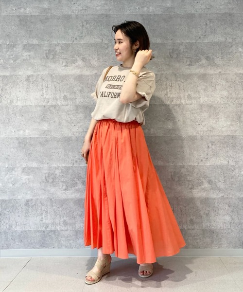 RIVE DROITE（リヴドロワ）の「リラクシーなサイズ感　MORRO BAYオーバーTシャツ（Tシャツ/カットソー・レディース・オフホワイト/ベージュ・FREE）」の6枚目の写真