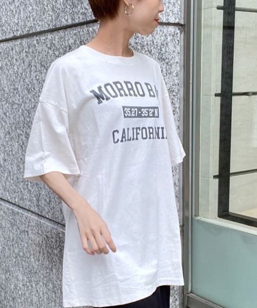 RIVE DROITE（リヴドロワ）の「リラクシーなサイズ感　MORRO BAYオーバーTシャツ（Tシャツ/カットソー・レディース・オフホワイト/ベージュ・FREE）」の11枚目の写真