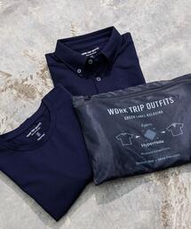 WORK TRIP OUTFITS GREEN LABEL RELAXING | ＜ 機能 / ストレッチ ＞ WTO ポロシャツ ＆ Tシャツ ＆ ポーチ 3点セット(ポロシャツ)
