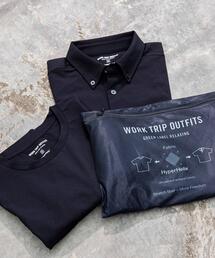 WORK TRIP OUTFITS GREEN LABEL RELAXING | ＜ 機能 / ストレッチ ＞ WTO ポロシャツ ＆ Tシャツ ＆ ポーチ 3点セット(ポロシャツ)