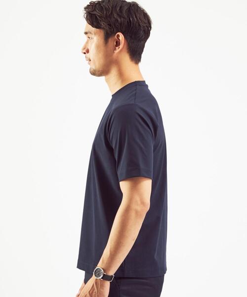 WORK TRIP OUTFITS GREEN LABEL RELAXING（ワークトリップアウトフィッツグリーンレーベル リラクシング）の「＜ 機能 / ストレッチ ＞ WTO ポロシャツ ＆ Tシャツ ＆ ポーチ 3点セット（ポロシャツ・メンズ・ホワイト/ブラック/ネイビー・MEDIUM/LARGE/SMALL/X-LARGE）」の21枚目の写真