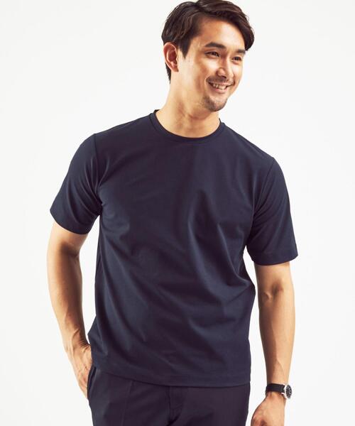 WORK TRIP OUTFITS GREEN LABEL RELAXING（ワークトリップアウトフィッツグリーンレーベル リラクシング）の「＜ 機能 / ストレッチ ＞ WTO ポロシャツ ＆ Tシャツ ＆ ポーチ 3点セット（ポロシャツ・メンズ・ブラック/ホワイト/ネイビー・SMALL/MEDIUM/LARGE/X-LARGE）」の13枚目の写真