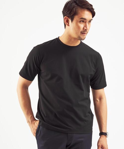 WORK TRIP OUTFITS GREEN LABEL RELAXING（ワークトリップアウトフィッツグリーンレーベル リラクシング）の「＜ 機能 / ストレッチ ＞ WTO ポロシャツ ＆ Tシャツ ＆ ポーチ 3点セット（ポロシャツ・メンズ・ホワイト/ブラック/ネイビー・MEDIUM/LARGE/SMALL/X-LARGE）」の22枚目の写真