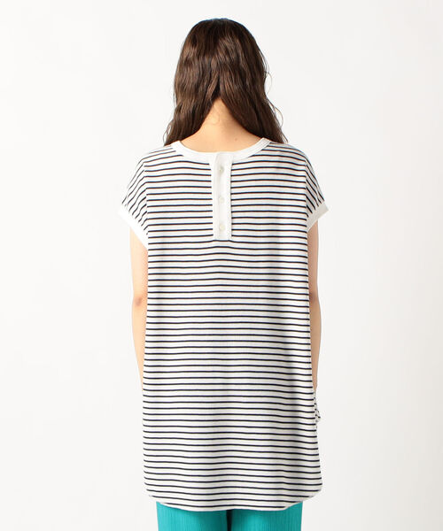 fredy repit（フレディレピ）の「ワッフルバックオープンフレンチTシャツ（Tシャツ/カットソー・レディース・ブルー系その他3/ブラック系その他3/ホワイト系その他4/グリーン系その他3・38）」の17枚目の写真