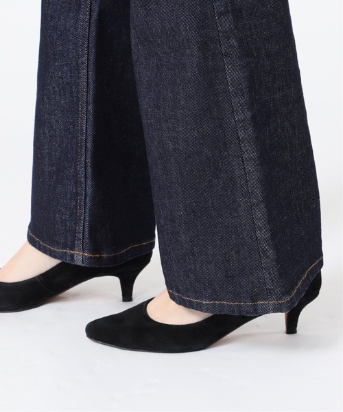 SLOBE IENA（スローブイエナ）の「LE DENIM フレアパンツ【洗濯機使用可能】◆（デニムパンツ・レディース・ネイビー/ブルー系その他・40/38/36）」の21枚目の写真