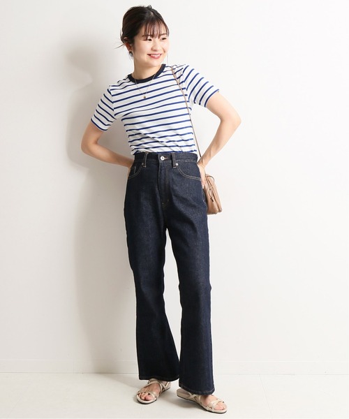 SHOママ様 LE DENIM フレアパンツデニム セール】LE DENIM フレアパンツ【洗濯機使用可能】◇（デニムパンツ