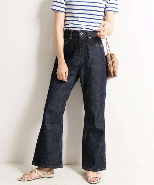 セール】LE DENIM フレアパンツ【洗濯機使用可能】◇（デニム