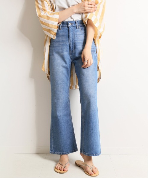 SLOBE IENA スローブイエナ LE DENIM スリムフレアレングス SLOBE IENA - スローブ イエナ 25SS LE DENIM スリムフレアレングス