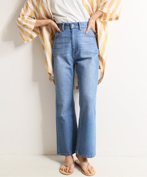 セール】LE DENIM フレアパンツ【洗濯機使用可能】◇（デニムパンツ