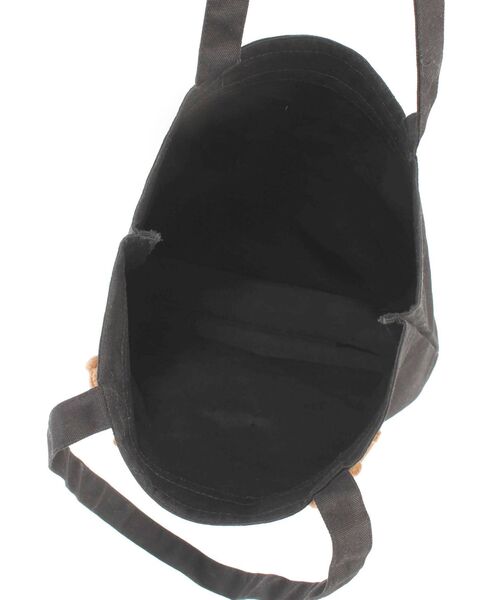 merry jenny(メリージェニー)の「スナッフィートート(トートバッグ・レディース・ブラック/アイボリー・FREE)」の5枚目の写真