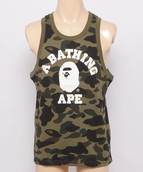 A BATHING APE（アベイシングエイプ）の「1ST CAMO COLLEGE TANK TOP M