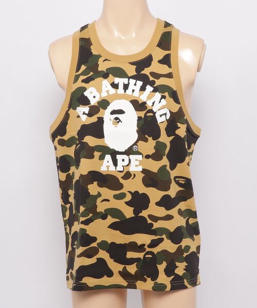 A BATHING APE（アベイシングエイプ）の「1ST CAMO COLLEGE TANK TOP M